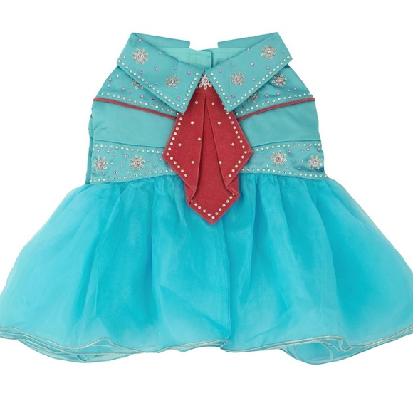 Doggy Parton Dogs Western Rhinestone Gala Dress - Picture 1 of 5